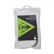 Dunlop Overgrip Gecko Tac 0.5mm (gładki, chwytliwy) biały 30 sztuk w opakowaniu